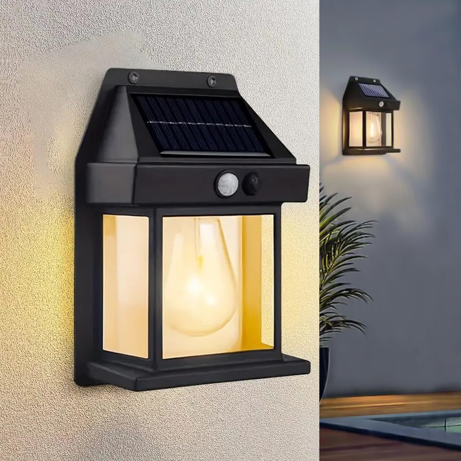 Solar Wall Lights, Motion Senson and Waterproof Solar Light