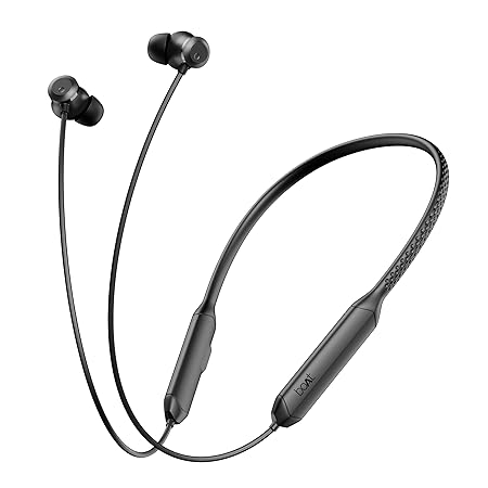 boAt Rockerz 255 Z Plus, AI-ENx Tech, Spatial Audio, 50HRS Battery, Low Latency Mode, Fast Charge, App Support, IPX4 BT v5.3, Bluetooth Neckband